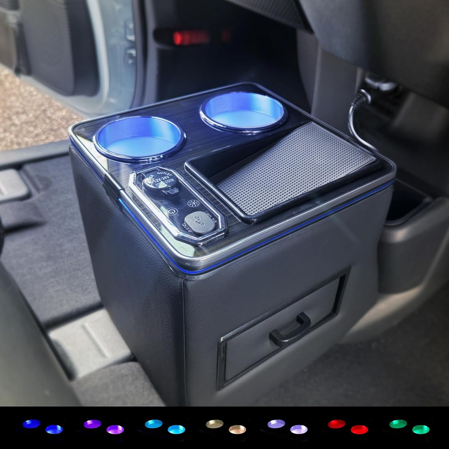 ワイヤレス充電 足元コンソールボックス パーツ コンソールボックス 車 収納 カー用品 カスタムパーツ 内装 N-BOX NBOXカスタム JF5 JF6 e2