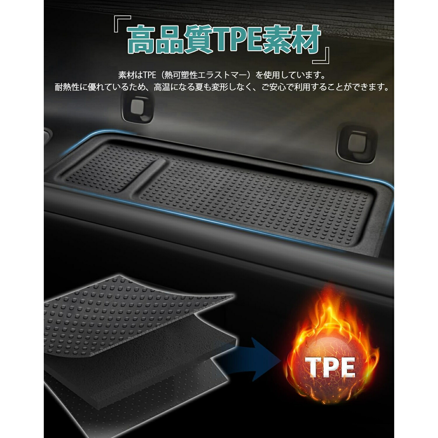 【2/4~2/5ポイント10倍】新型シエンタ助手席トレイ10系3代目専用副操縦士トレイ2022年8月-現行SIENTAMXP1MXPC10G副操縦士収納ボックスダッシュボード収納小物入れTPE素材内装パーツ取り付け簡単インテリアアクセサリー